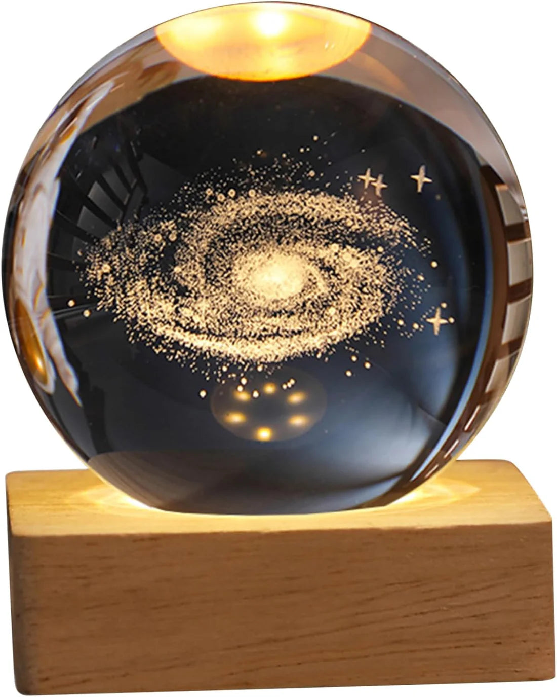 SPACE GALAXY CRYSTAL LAMP